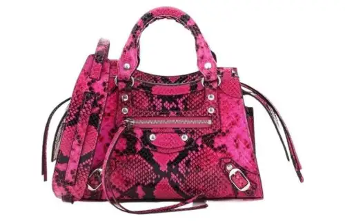 Balenciaga Genuine Leather Shoulder Bag, Crossbody Bag, Handbag Women's Red