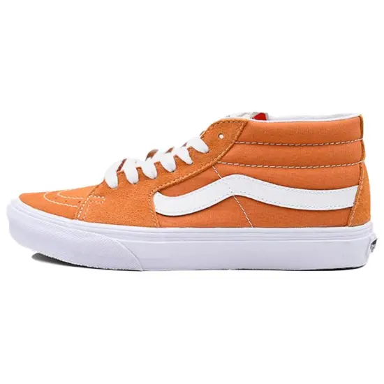 Vans SK8 Skateboarding Shoes Unisex Mid-top Orange