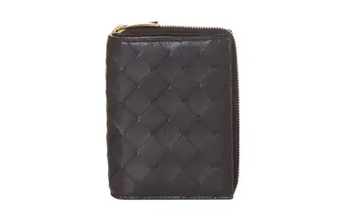 Bottega Veneta Calfskin Wallet Women's Brown
