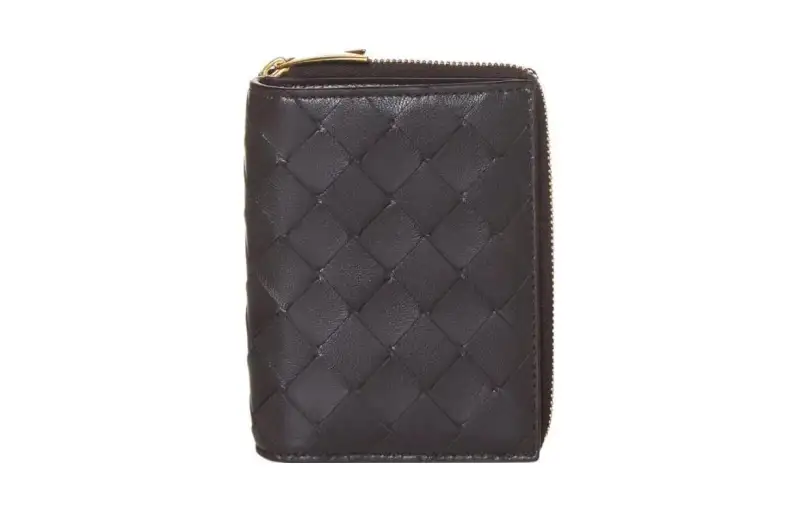 Bottega Veneta Calfskin Wallet Women's Brown