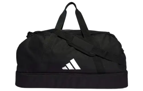 Adidas Recycled Polyester Plain Weave Fabric Travel Bag Large Unisex Black