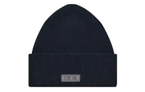 DIOR Cashmere Beanies Men's Black