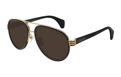 GUCCI Aviator Sunglasses Men's Black