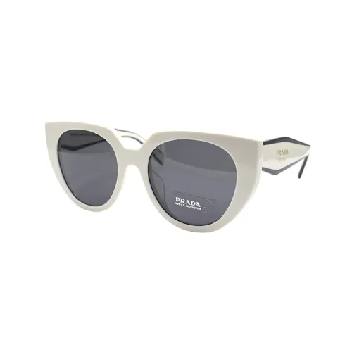 Prada logo-lettering cat-eye frame sunglasses
