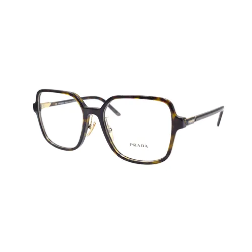 PRADA Square Eyeglass Frames Unisex Tortoiseshell