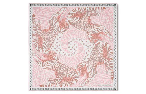 LOUIS VUITTON Square Scarves Women's Pink