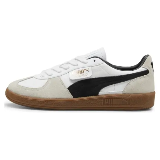 Puma Palermo Leather White Vapor Grey Gum