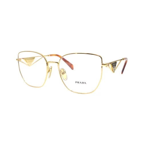 PRADA Alloy Butterfly Eyeglass Frames Women's Gold