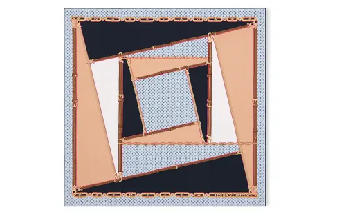 LOUIS VUITTON My Lv Chain Square 90