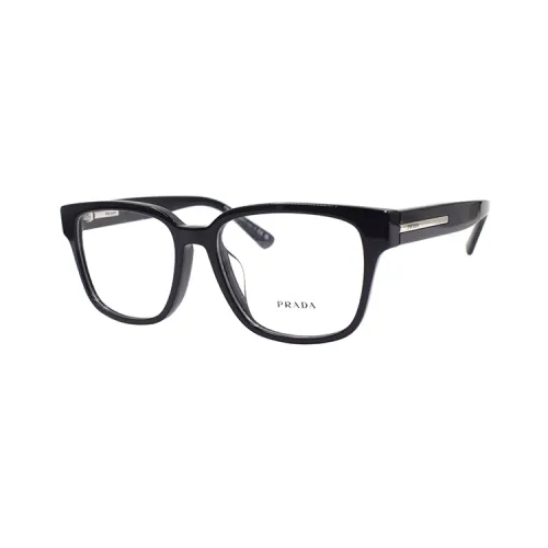 PRADA Square Eyeglass Frames Men's Black