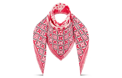LOUIS VUITTON Scarves Women's Red