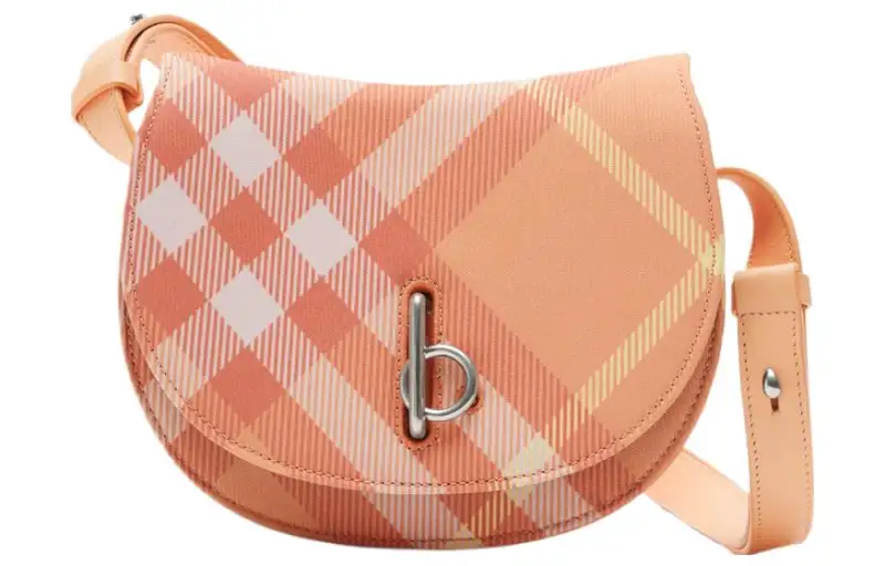 Burberry Polyester Crossbody Bag, Shoulder Bag Women's Peach