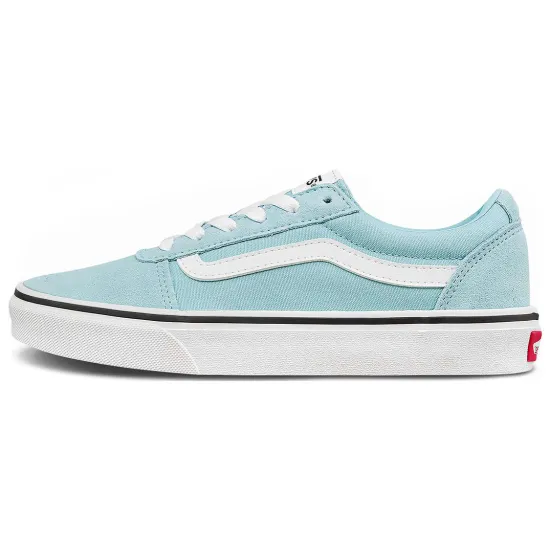 Vans Ward Skateboarding Shoes Women's Low-top White/Royal Blue/Fern Green