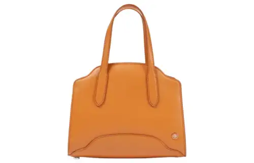 Loro Piana Sesia Calfskin Handbag Extra Mini Women's Orange
