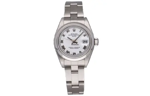 ROLEX Automatic Mechanical Movement 100m Waterproof Women's Watch 26mm White Dial Steel Watch Case