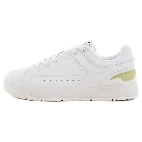LiNing COMMON 70s Cushioning Wear Resistant Low Top Skateboard Shoes Women's White Green
