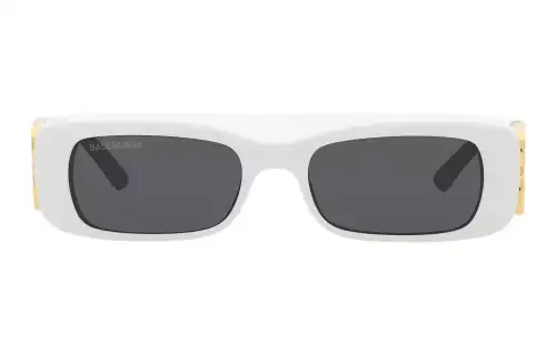 Balenciaga Square Sunglasses Women's White