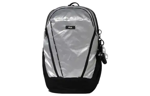 FILA Nylon Backpack Unisex Bright Gray