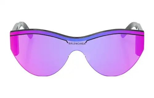 Balenciaga Irregular Shape Sunglasses Women's Purple