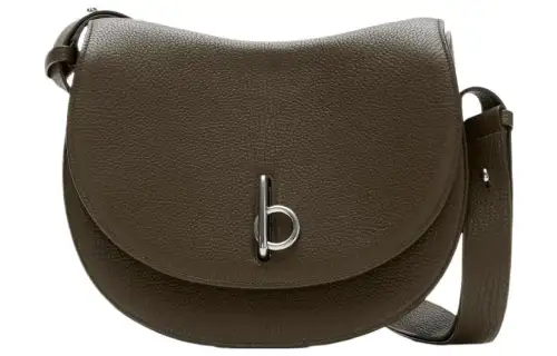Burberry Calfskin Shoulder Bag, Crossbody Bag, Handbag Medium Women's Taupe