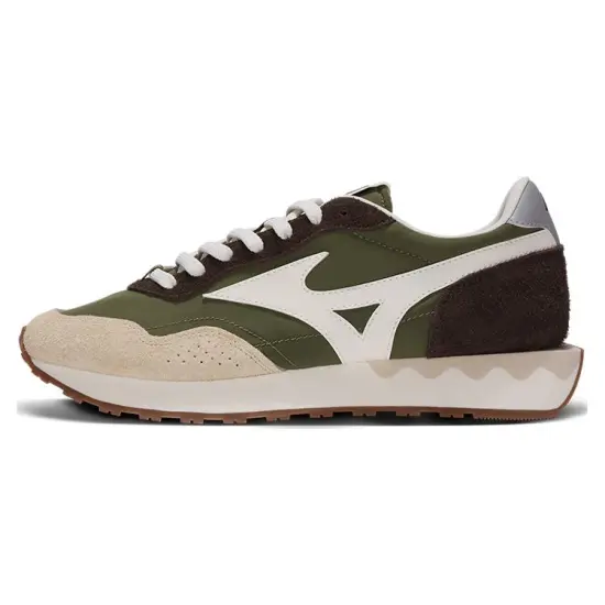 Mizuno LG 70s Anti-Slip Wear-Resistant Low-Top Casual Shoes Unisex Green White
