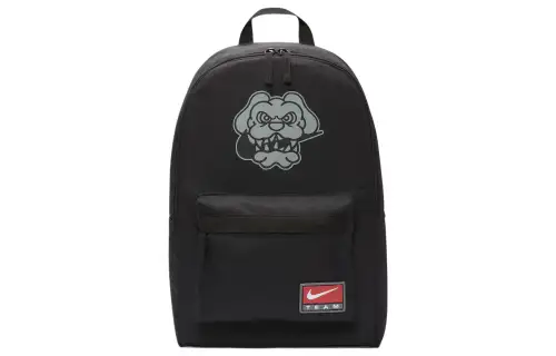 Nike Polyester Backpack Regular Men's Black & Mica Green