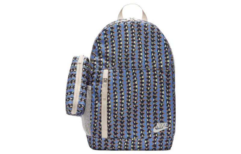 Nike Polyester Backpack Men's Polar & Midnight Marine Blue & Pomegranate Ice