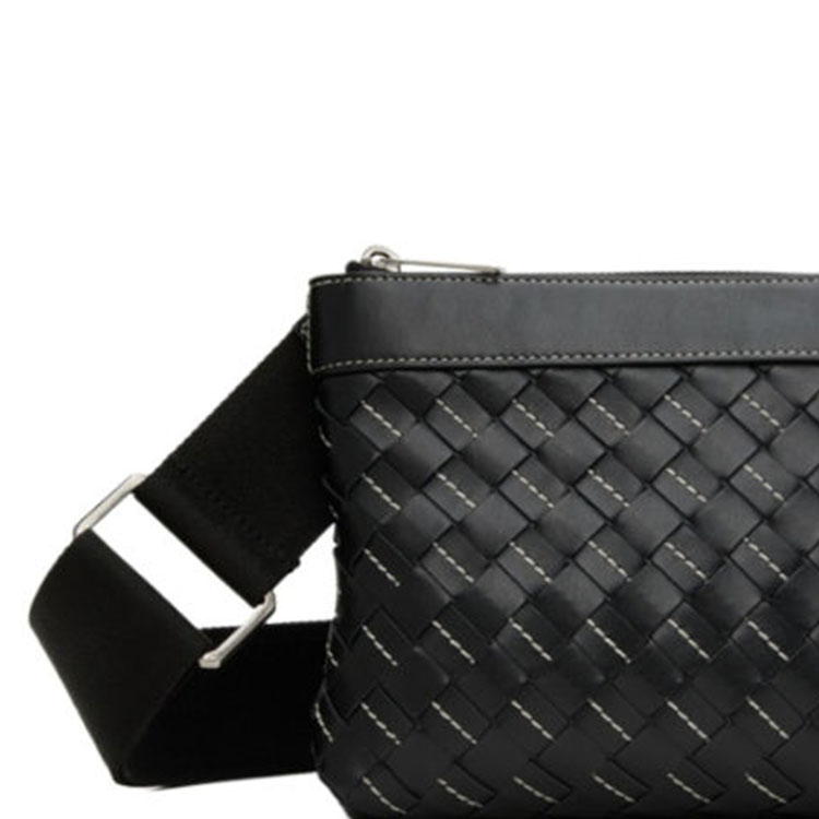 Мужская сумка Bottega Veneta (черная) — фото 4