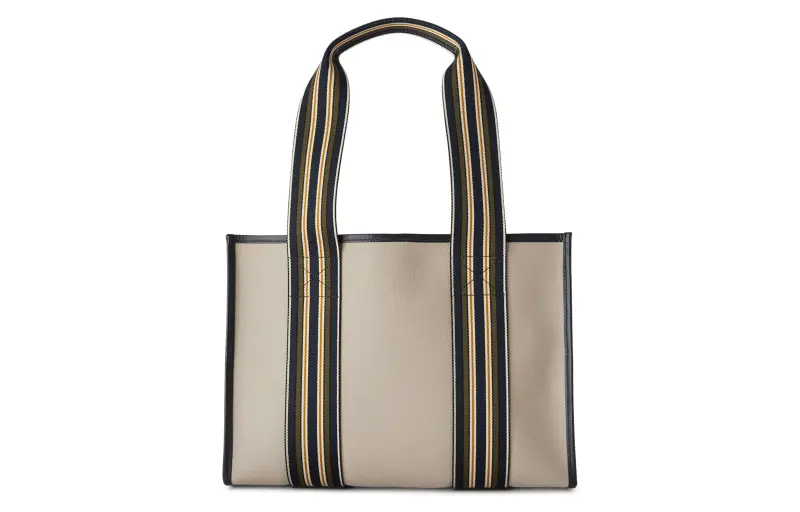 Loro Piana With Cotton One Shoulder Handbag Small Women's Dark Gray