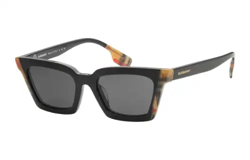 Burberry Rectangular Sunglasses Women's Black