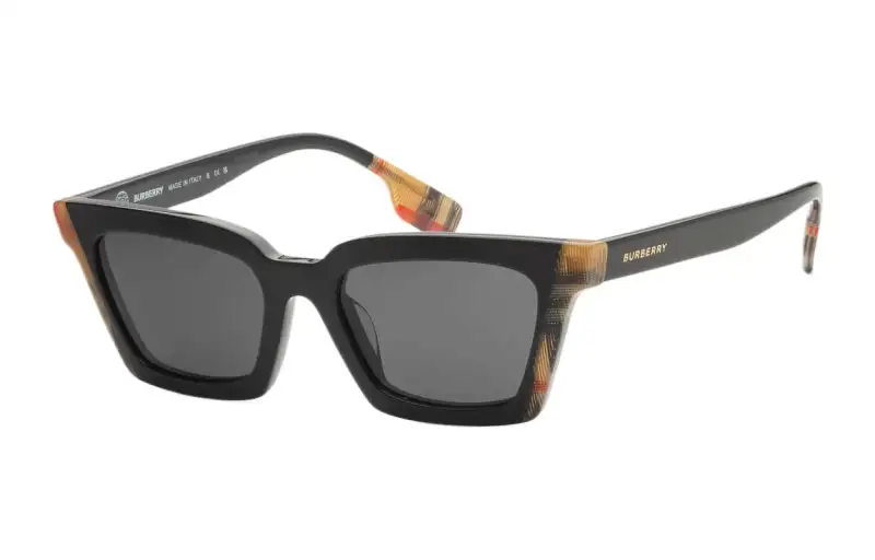 Burberry Rectangular Sunglasses Women's Black
