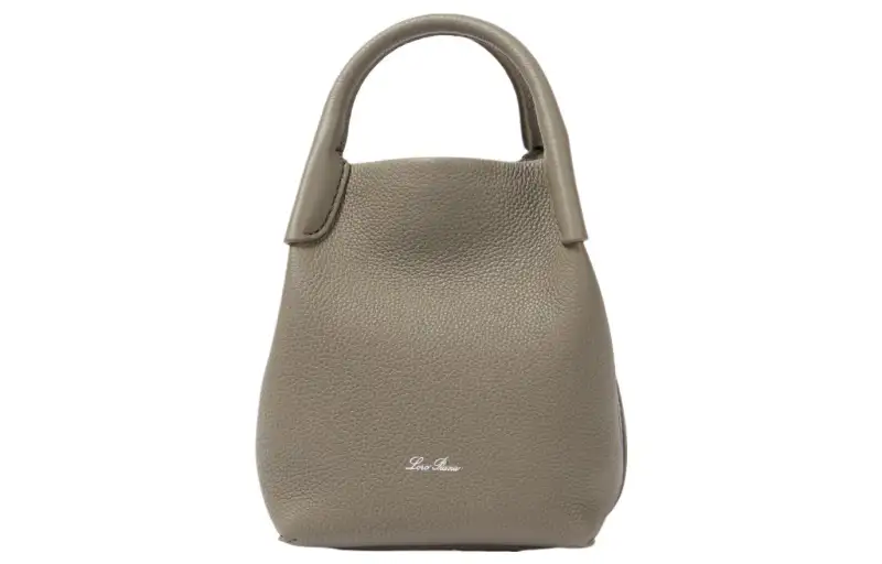Loro Piana Calfskin Portable Crossbody Bag, Shoulder Bag Women's Mate Tea Brown