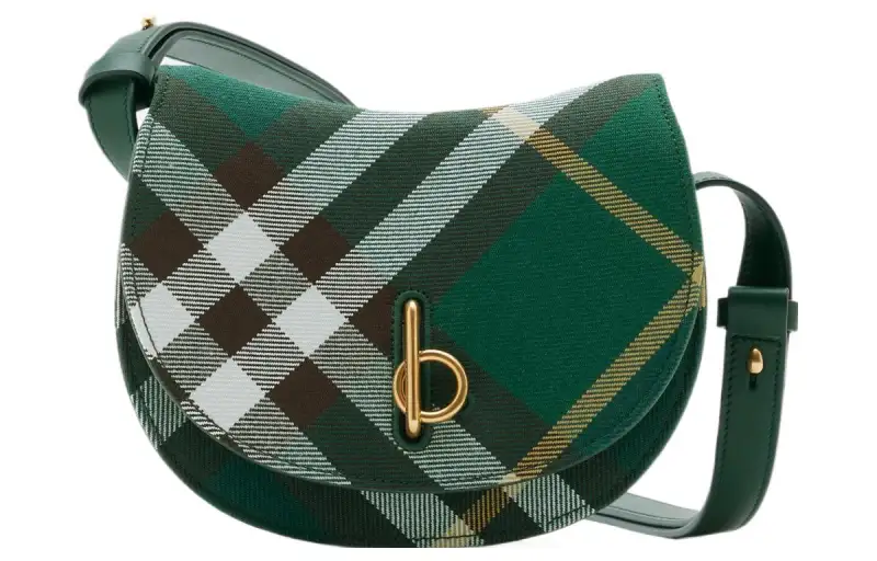 Burberry Adjustable Strap Calfskin Trim Crossbody Bag, Shoulder Bag Women's Ivy