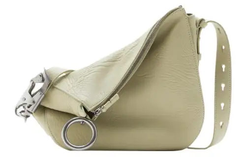 Burberry Brushed Metal Accessories Knight Bag, Knight Bag, Handbag, Shoulder Bag Women's Light Green