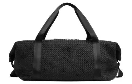Bottega Veneta Polyester Handbag Travel Bag Men's Black