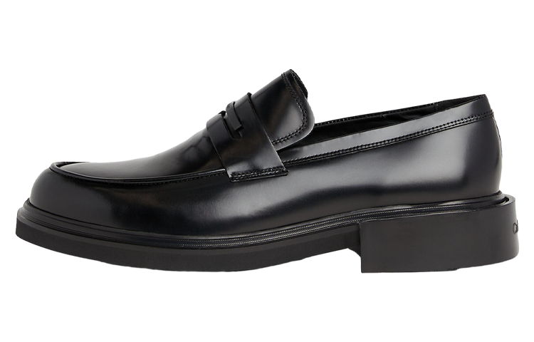 Келвин Кляйн простые, универсальные и удобные лоферы мужской стиль черный