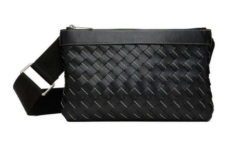 Мужская сумка Bottega Veneta (черная)