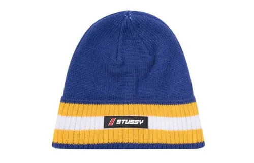 Stussy Striped Cuff Beanie