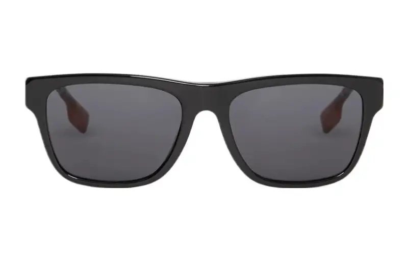 Burberry Eyewear Vintage Check Detail Square Frame Sunglasses