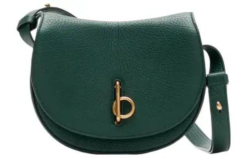 Burberry Calfskin Shoulder Bag, Crossbody Bag, Handbag Women's Vine Green