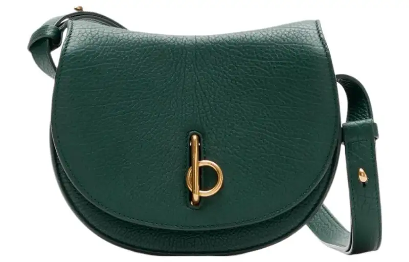 Burberry Calfskin Shoulder Bag, Crossbody Bag, Handbag Women's Vine Green