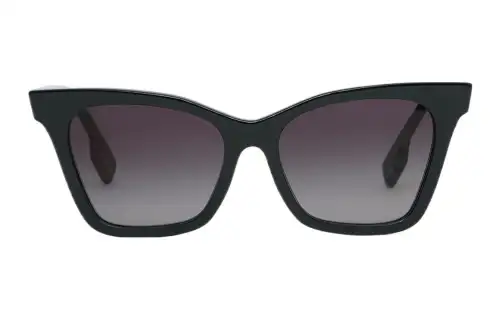 Burberry Irregular Shape Sunglasses Women's Black