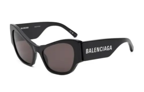 Balenciaga logo-print cat-eye sunglasses