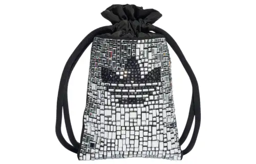 Adidas Originals Trefoil Eco Friendly Polyester Shoulder Bag, Crossbody Bag Women's Silver