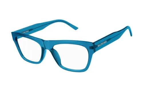 Balenciaga Rectangular Eyeglass Frames Women's Blue