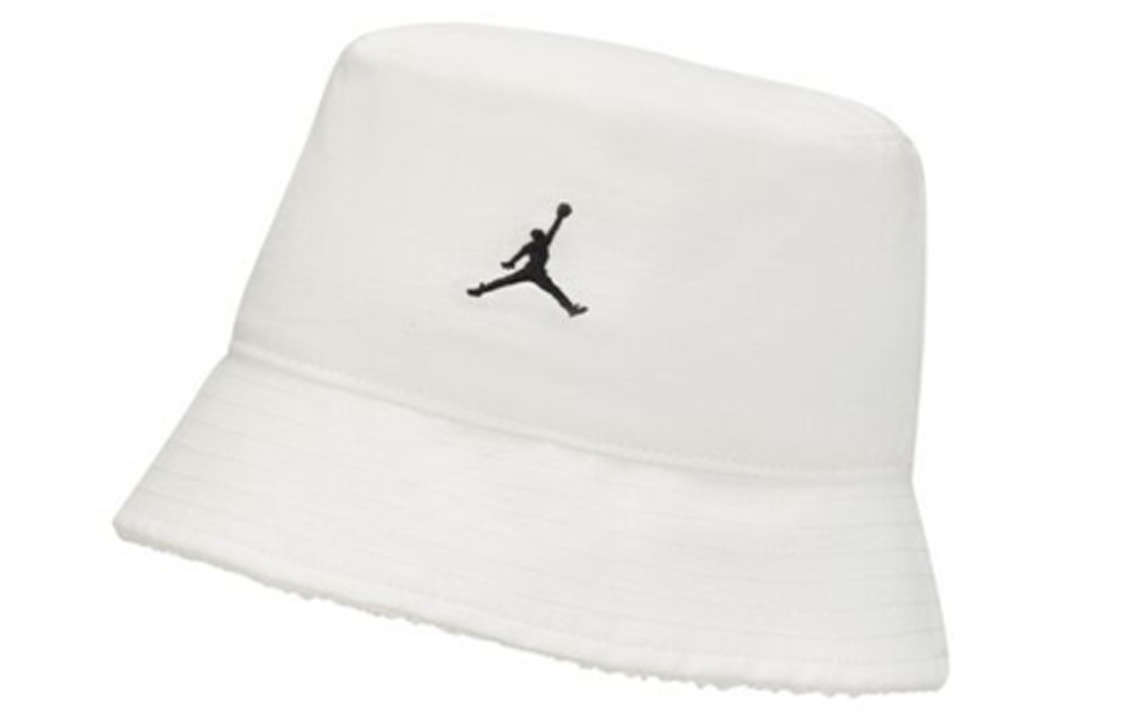 Nike Cotton, Nylon, Elastane Bucket Hats Unisex White