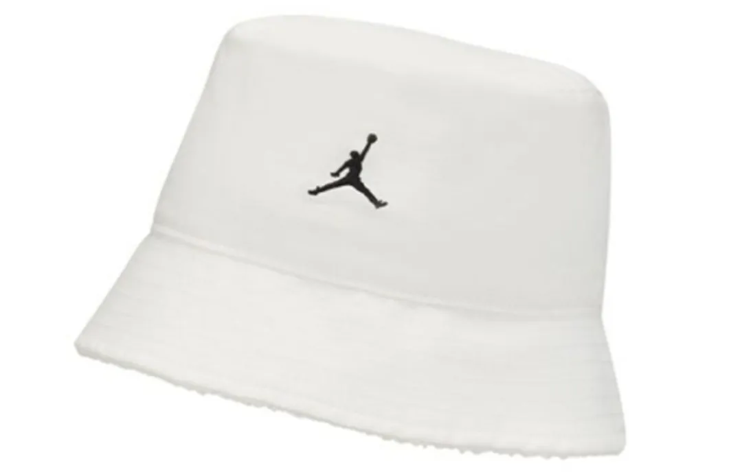 Nike Cotton, Nylon, Elastane Bucket Hats Unisex White