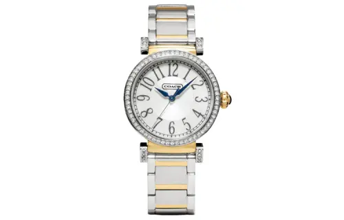 COACH Wrist Watches Quartz Movement Stainless Steel Strap 32mm White Dial Women's Watch