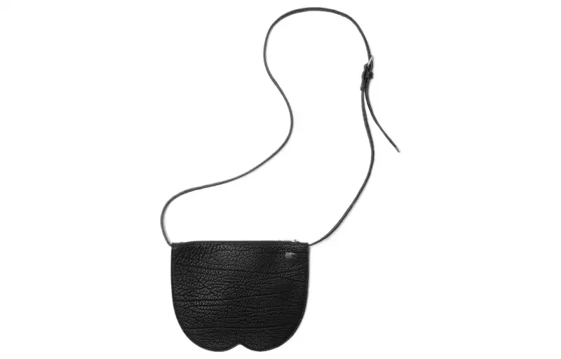Burberry Grain Cow Leather Shoulder Bag, Crossbody Bag Women's Black