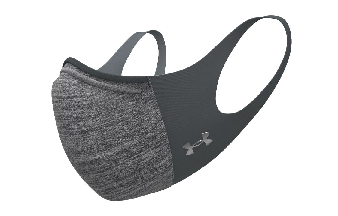 Under Armour Brand Logo Face Masks Unisex Gray
